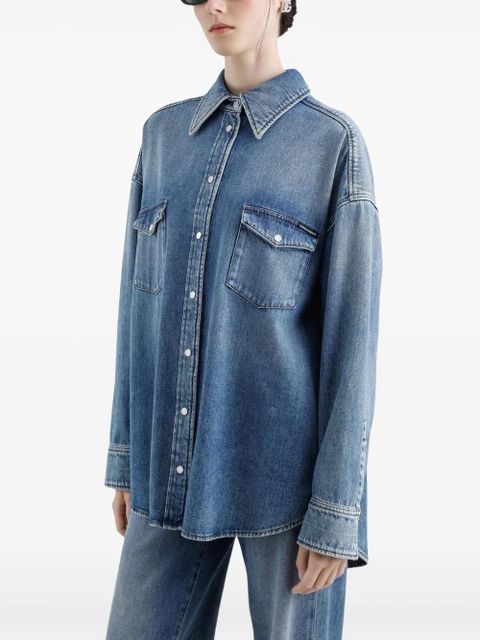 Dolce & Gabbana oversized denim shirt - Blue