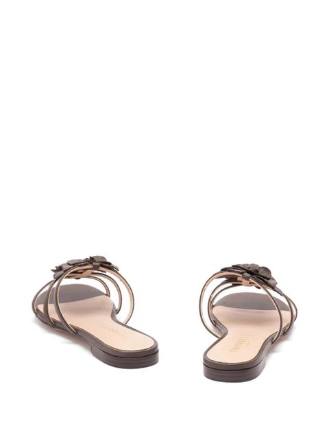 TWINSET floral-strap flat sandals - Brown - zdjęcie produktu nr 2