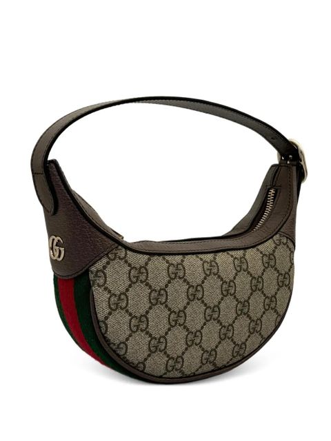 Gucci mini Ophidia GG-motif Web-stripe shoulder bag - Neutrals - zdjęcie produktu nr 1