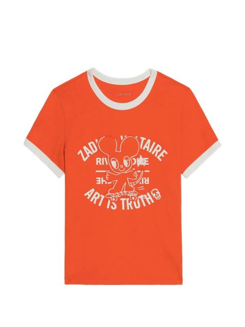 Zadig&Voltaire Woos Ringer graphic T-shirt - Orange - zdjęcie produktu nr 1