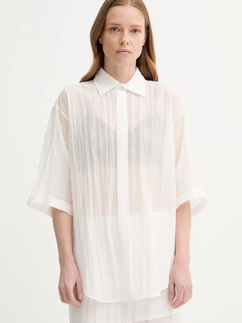 Filippa K koszula damska kolor biały relaxed z kołnierzykiem klasycznym 31764.FK - zdjęcie produktu nr 1