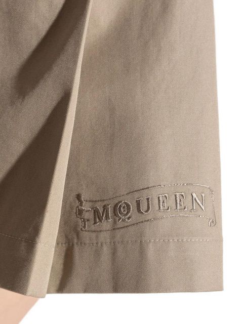 Alexander McQueen pleated shorts - Neutrals - zdjęcie produktu nr 2