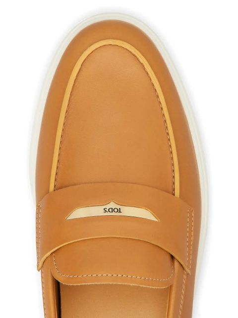 Tod's leather loafers - Brown