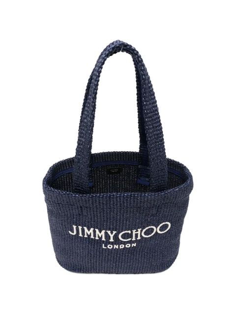 Jimmy Choo logo tote bag - Blue