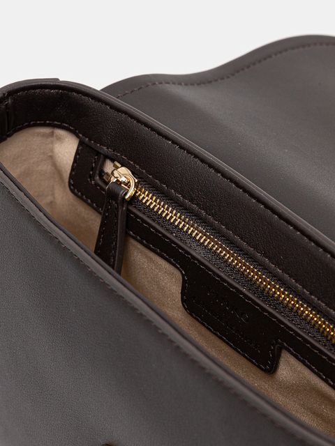 Pinko torebka skórzana kolor szary 103831 A270