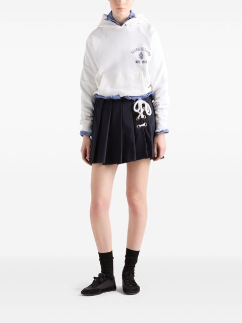 Prada logo-print hoodie - White - zdjęcie produktu nr 2