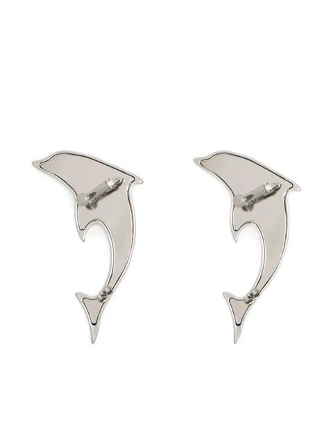 Blumarine dolphin ear cuffs - Silver