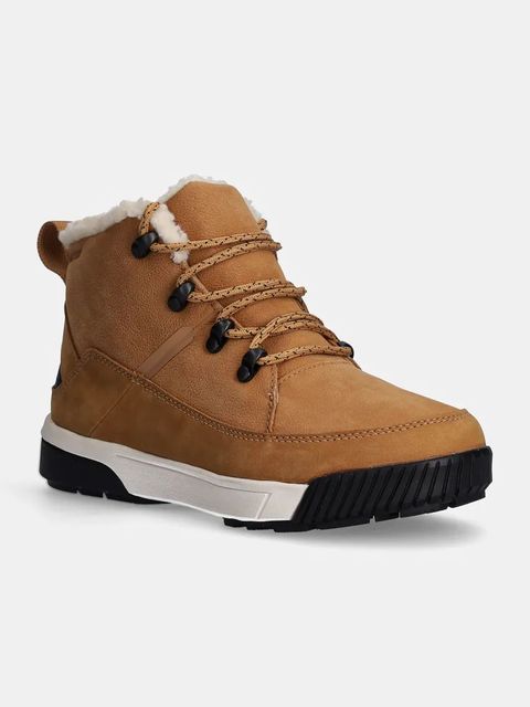 The North Face śniegowce Sierra Mid damskie kolor brązowy ocieplone NF0A4T3XKOM1 - zdjęcie produktu nr 1