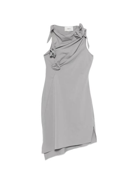 Coperni bow-detail cutout dress - Grey - zdjęcie produktu nr 1