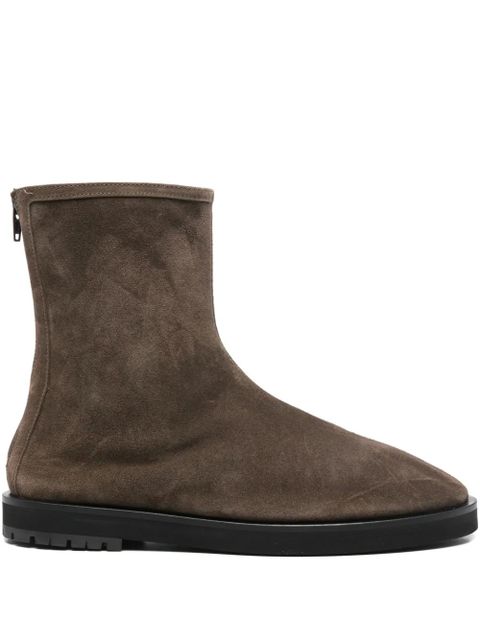 Dear Frances Joss suede zip boots - Brown - zdjęcie produktu nr 1