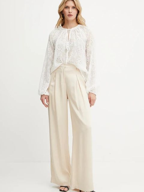 Guess bluzka DANILE damska kolor biały gładka W5GH60 W0WA2 - zdjęcie produktu nr 2