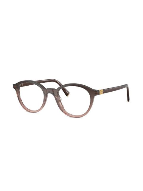 Miu Miu Eyewear round-frame glasses - Red