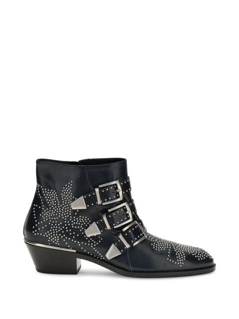 Chloé Susanna studded leather ankle boots - Black - zdjęcie produktu nr 1
