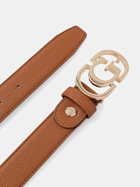 Guess pasek CALEDRA damski kolor brązowy BW9269 P5330 - zdjęcie produktu nr 2