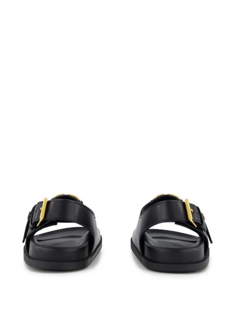 Valentino Garavani VLogo Signature buckle-detail sandals - Black - zdjęcie produktu nr 2