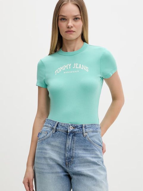 Tommy Jeans t-shirt basic damski bawełniany - zdjęcie produktu nr 1