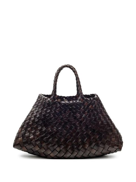 DRAGON DIFFUSION small Santa Croce tote bag - Brown - zdjęcie produktu nr 1