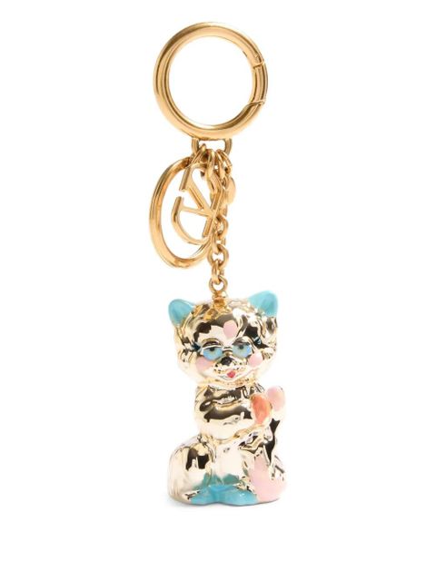 Valentino Garavani Le Chat De La Maison keyring - Gold - zdjęcie produktu nr 1