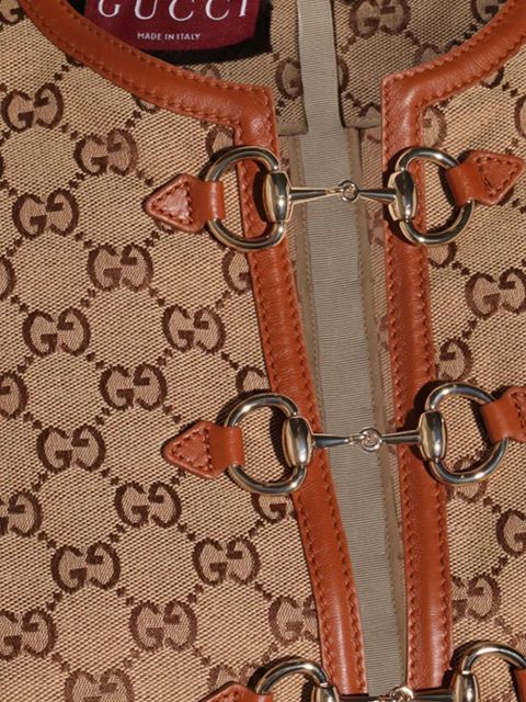 Gucci GG canvas long-sleeve mini dress - Neutrals