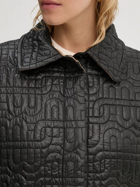 MUNTHE kurtka TILDOS damska kolor czarny przejściowa oversize 243153624343