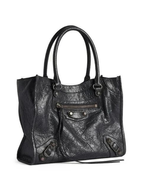 Balenciaga mini Le City leather tote bag - Black
