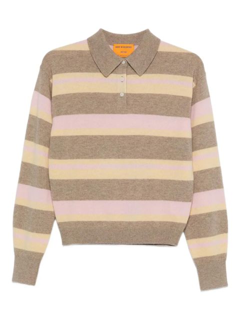 Guest In Residence striped polo shirt - Brown - zdjęcie produktu nr 1
