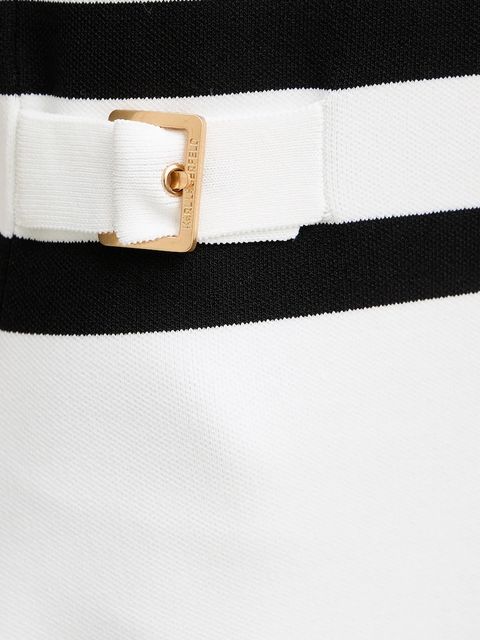 Karl Lagerfeld sukienka kolor biały mini rozkloszowana B1W13004