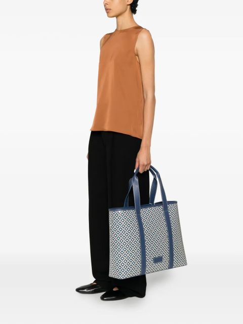 Max Mara geometric-print tote bag - Blue - zdjęcie produktu nr 2