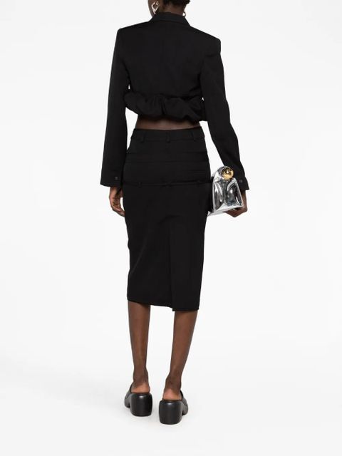 Jacquemus La veste croissant cropped blazer - Black