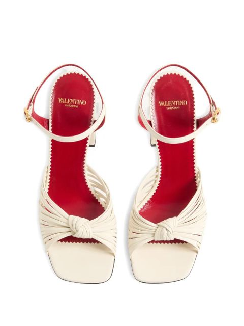 Valentino Garavani Annet kidskin sandals 90mm - White