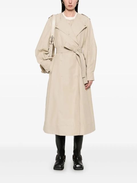 Moncler Gourdon trench coat - Neutrals - zdjęcie produktu nr 2