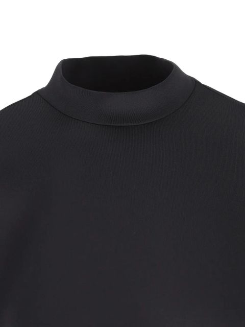 Moncler flared-hem T-shirt - Black