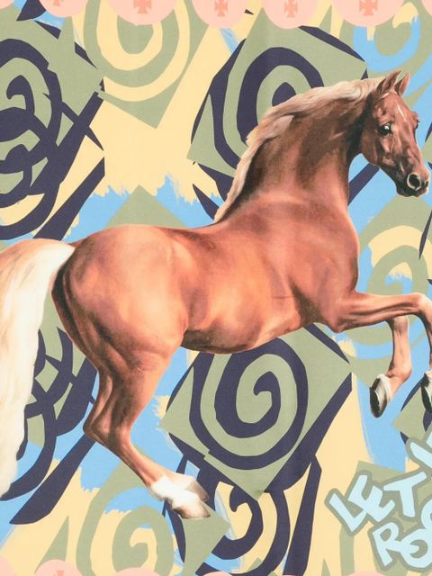 Vivienne Westwood horse scarf - Green - zdjęcie produktu nr 2