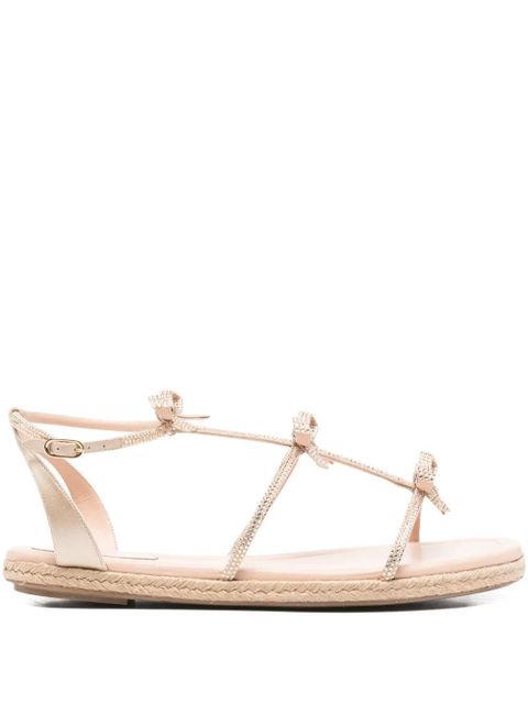 René Caovilla Caterina bow sandals - Neutrals - zdjęcie produktu nr 1