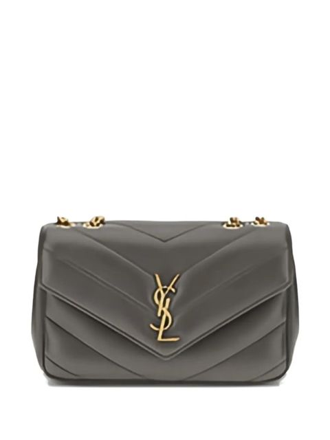 Saint Laurent small Loulou shoulder bag - Grey