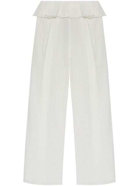Cult Gaia Sisley wide-leg trousers - White - zdjęcie produktu nr 1