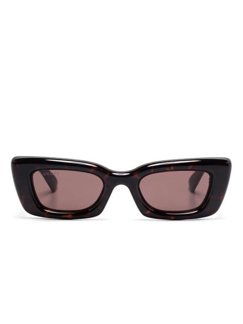 Gucci Eyewear cat eye-frame sunglasses - Brown - zdjęcie produktu nr 1