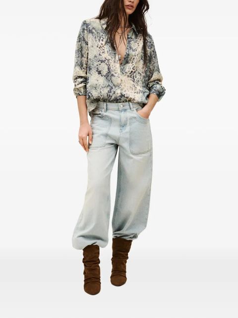 Ba&Sh Cornelia animal-print shirt - Neutrals - zdjęcie produktu nr 2