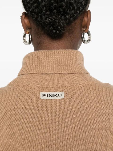 PINKO Novellino roll-neck sweater - Brown