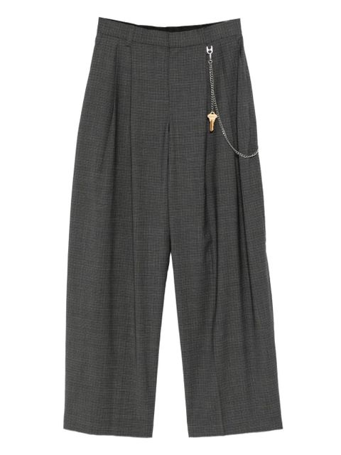 Alexander Wang pleated key-chain trousers - Grey - zdjęcie produktu nr 1
