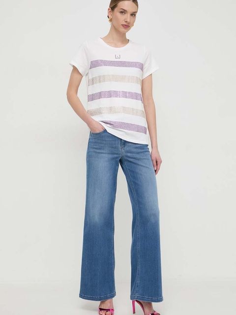 Liu Jo jeansy damskie high waist - zdjęcie produktu nr 2