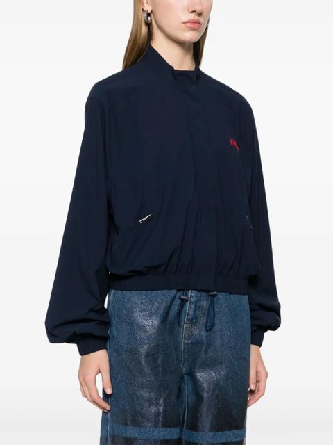 ROTATE BIRGER CHRISTENSEN logo-embroidered jacket - Blue