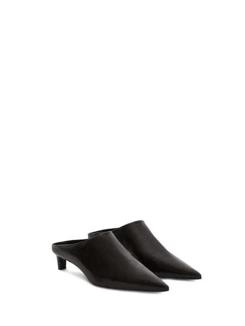 Jil Sander leather mules - Black