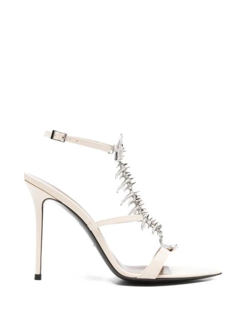 Giuseppe Zanotti Slim 2.0 fishbone pumps - Neutrals - zdjęcie produktu nr 1