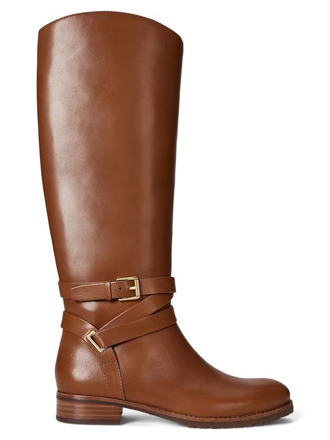 Lauren Ralph Lauren kozaki skórzane Collins Tll - zdjęcie produktu nr 2