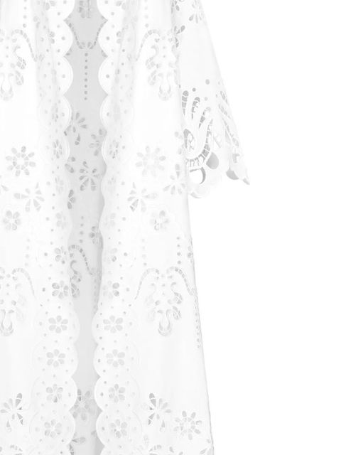 Dolce & Gabbana macramé cut-out long coat - White - zdjęcie produktu nr 2