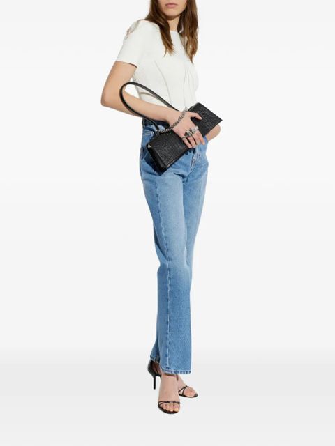 Alexander McQueen ribbed open-knit T-shirt - White - zdjęcie produktu nr 2