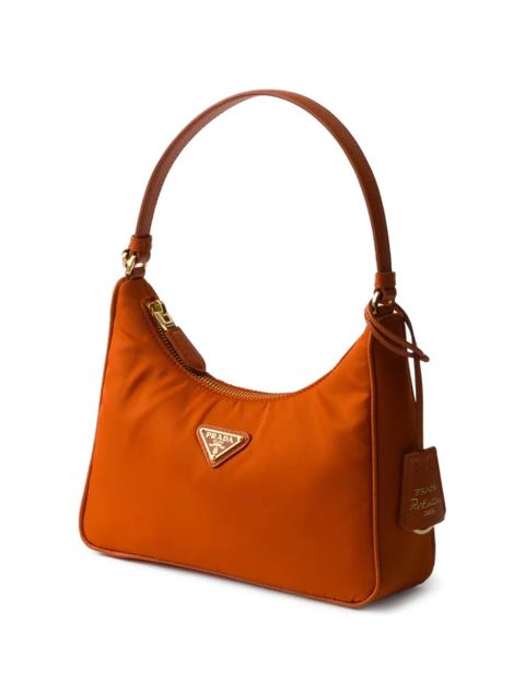 Prada mini Re-Edition 2005 zip tote bag - Orange