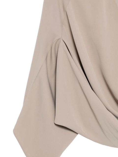 MM6 Maison Margiela draped blouse - Green