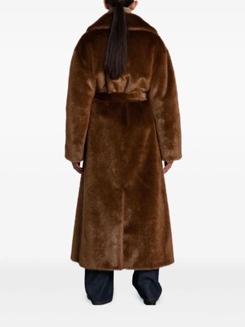 The Frankie Shop Joni faux fur coat - Brown